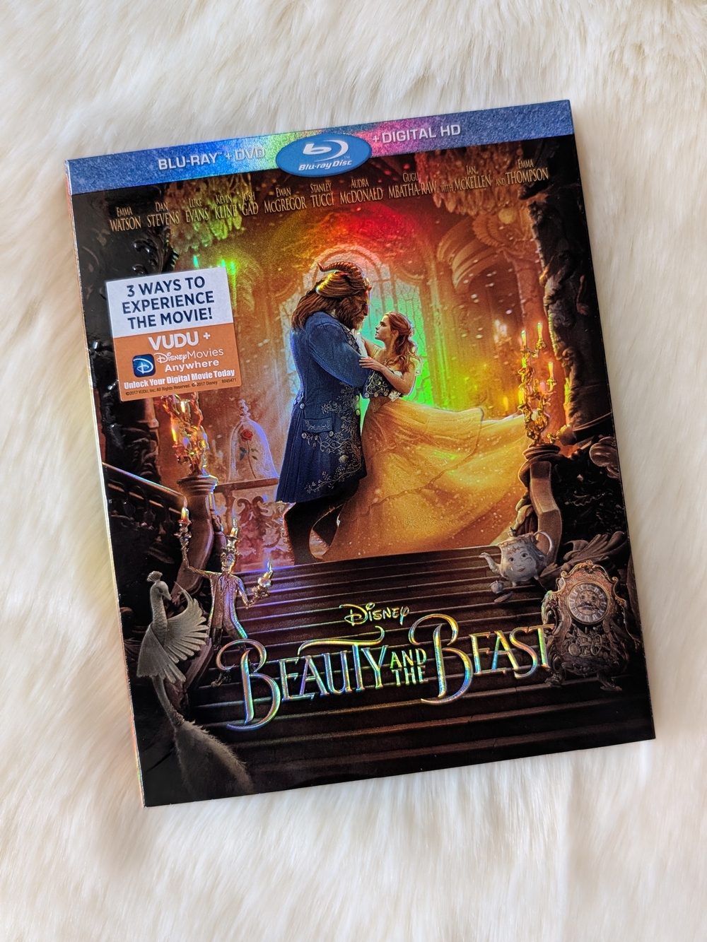 NWT Disney Beauty and the Beast Blu-Ray & DVD Set